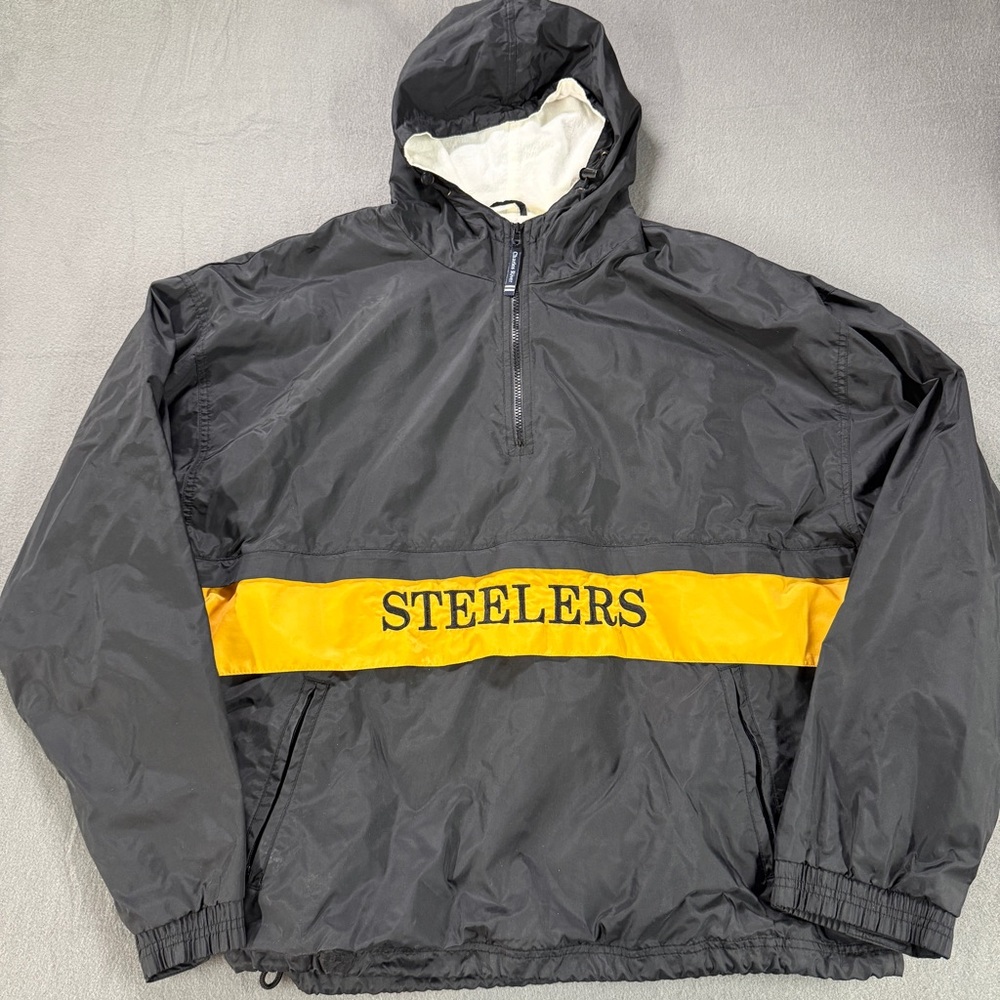 Pittsburgh Steelers Windbreaker Jacket Mens XL Charles River Apparel NFL